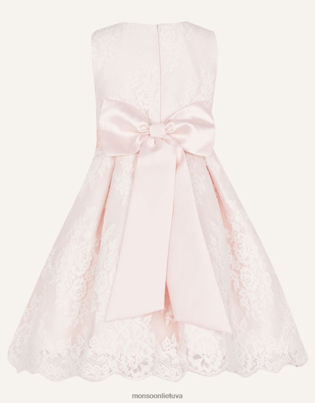 Monsoon lola nėriniuota suknelė mergina rožinis apranga DPXBJ2040