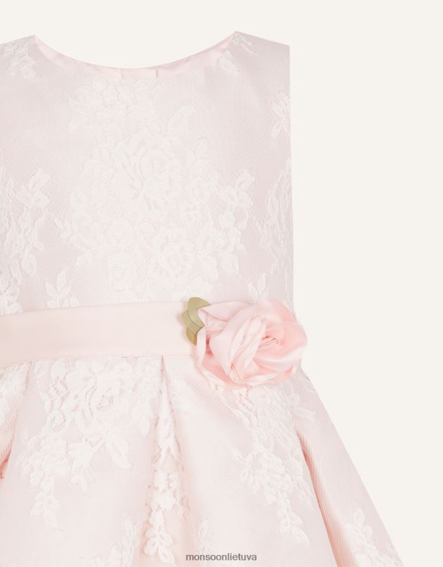 Monsoon lola nėriniuota suknelė mergina rožinis apranga DPXBJ2040