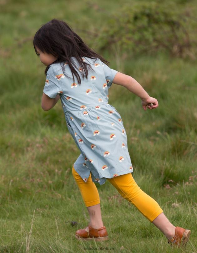 Monsoon maži žali radikalai virš vaivorykštės sagos per suknelę vaikai mėlyna (šviesiai mėlyna) apranga DPXBJ1922
