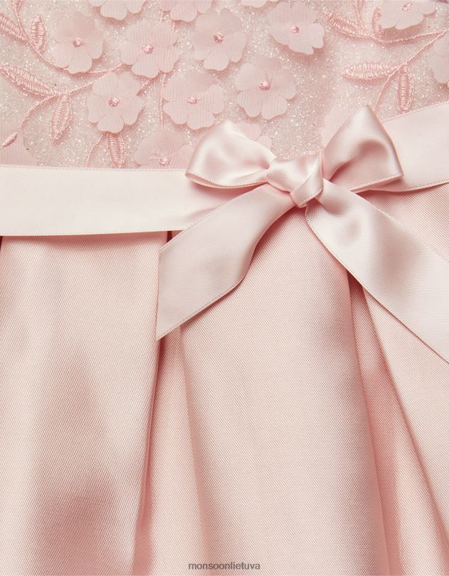 Monsoon mažylė anika pamergės suknelė mergina rožinis apranga DPXBJ2167