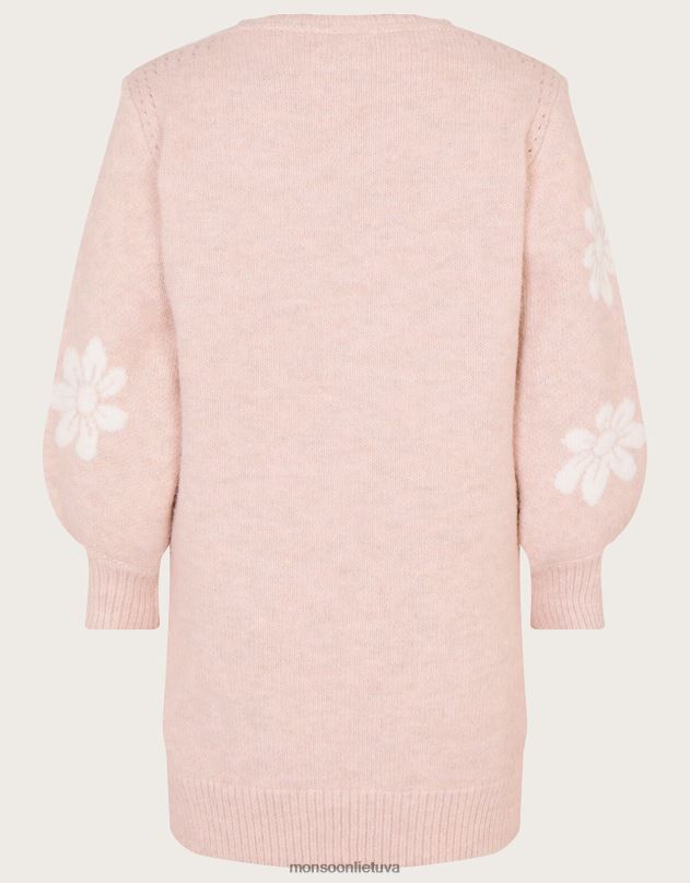 Monsoon megzta gėlių suknelė mergina rožinis apranga DPXBJ1728