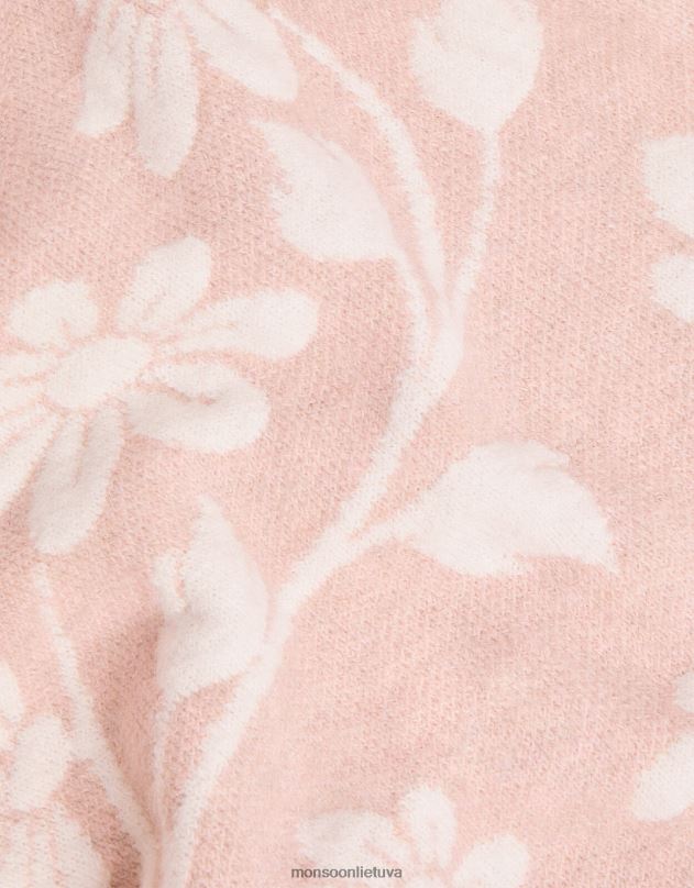 Monsoon megzta gėlių suknelė mergina rožinis apranga DPXBJ1728