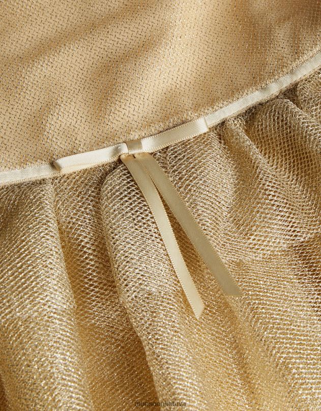 Monsoon stebuklų žemė aleksandros tinklinio raukinio maksi suknelė mergina auksas apranga DPXBJ1950