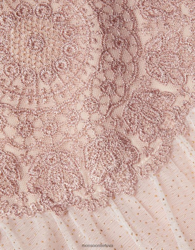 Monsoon vaikiška estella suknelė mergina rožinis apranga DPXBJ2108