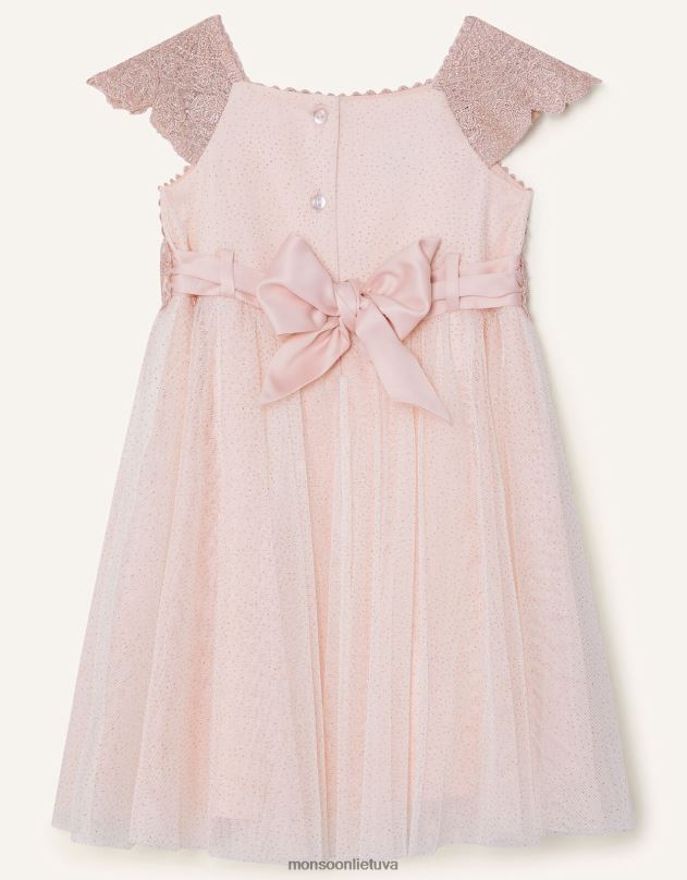 Monsoon vaikiška estella suknelė mergina rožinis apranga DPXBJ2187