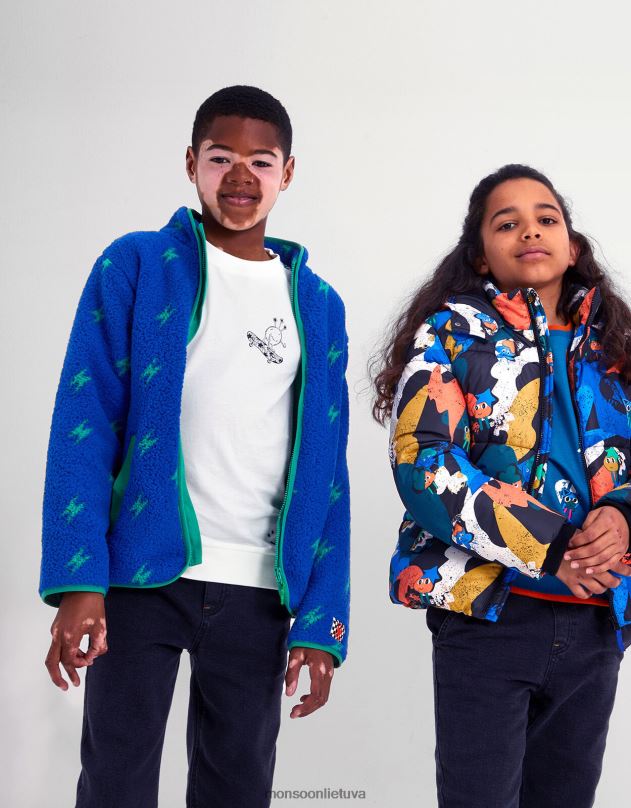 Monsoon žaibo vilnos berniukas mėlyna apranga DPXBJ2205