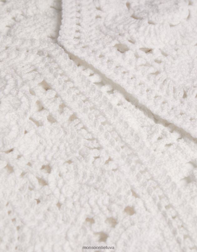 Monsoon boutique nerta sutrumpinta liemenė mergina dramblio kaulo apranga DPXBJ1956