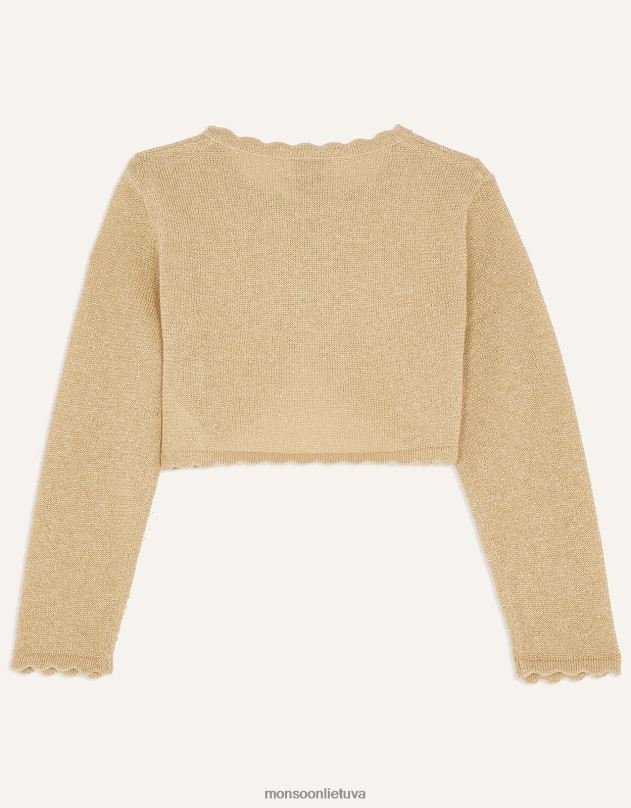 Monsoon kūdikio niamh megztinis mergina auksas apranga DPXBJ2059