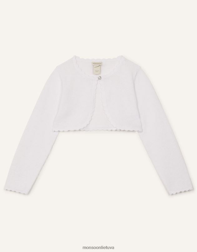Monsoon niamh megztinis mergina baltas apranga DPXBJ1972