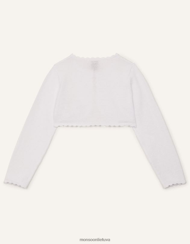 Monsoon niamh megztinis mergina baltas apranga DPXBJ1972