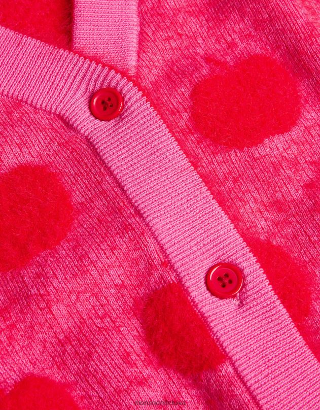 Monsoon obuolinis megztas megztinis mergina raudona apranga DPXBJ1591