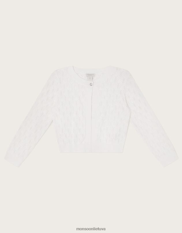 Monsoon pointelle megztinis vaikai dramblio kaulo apranga DPXBJ1949