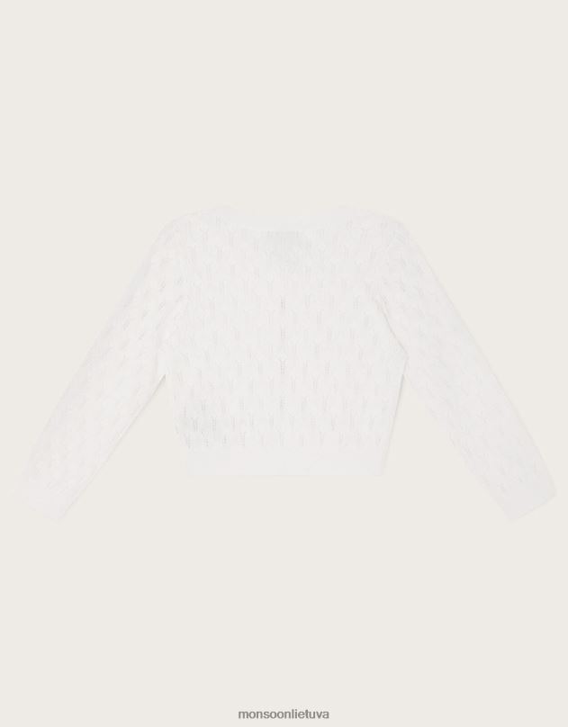 Monsoon pointelle megztinis vaikai dramblio kaulo apranga DPXBJ1949