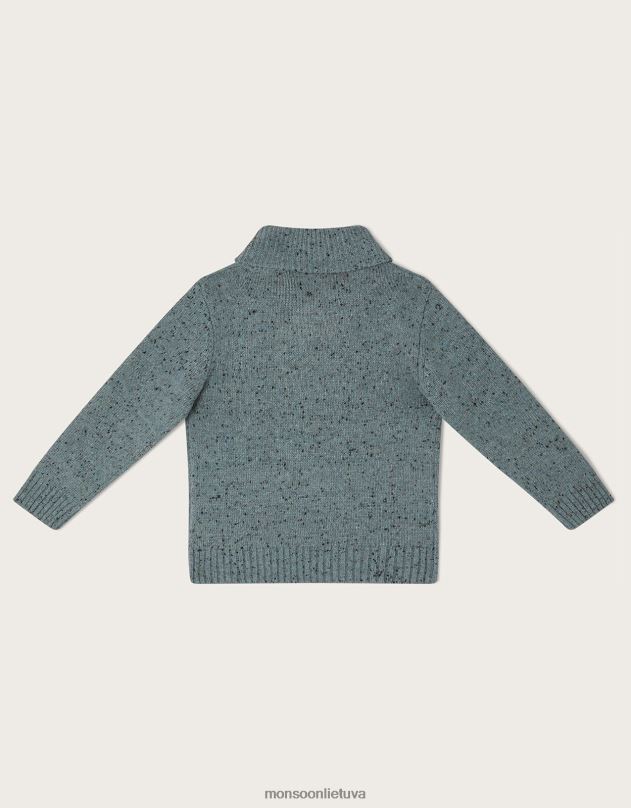 Monsoon skara apykakle džemperis berniukas žalias apranga DPXBJ2240