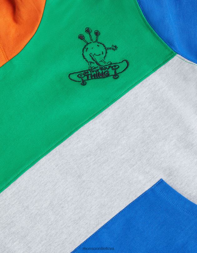 Monsoon spalvotas blokinis gobtuvas berniukas keli apranga DPXBJ2207