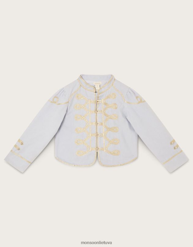 Monsoon stebuklų žemė pinta būgnininko striukė mergina pilka apranga DPXBJ1825