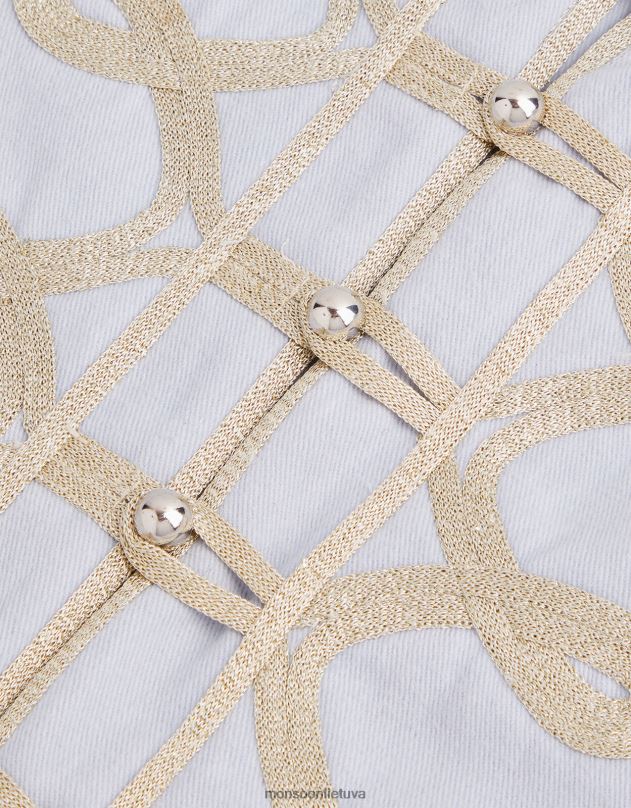 Monsoon stebuklų žemė pinta būgnininko striukė mergina pilka apranga DPXBJ1825