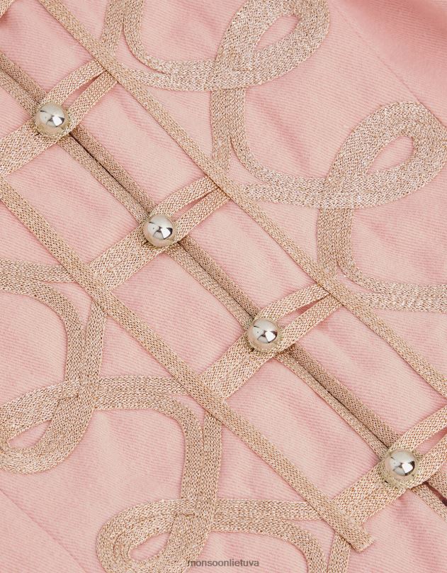 Monsoon stebuklų žemė pinta būgnininko striukė mergina rožinis apranga DPXBJ1827