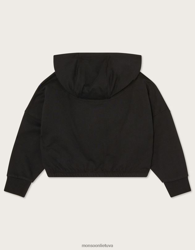 Monsoon sulėtinti apkarpytą džemperį vaikai juodas apranga DPXBJ1631