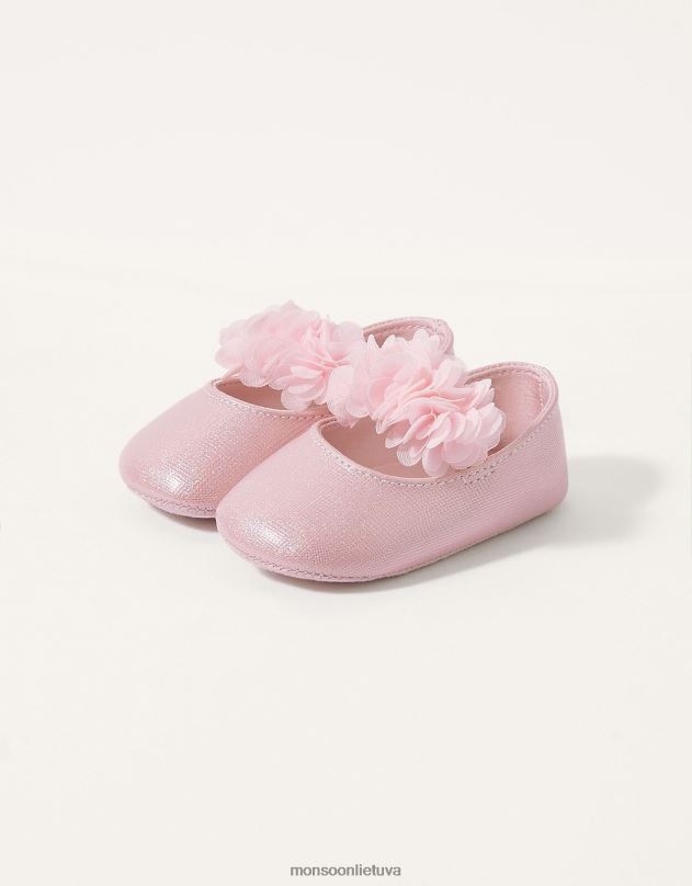Monsoon blizgantys korso bateliai vaikai rožinis avalynė DPXBJ2360