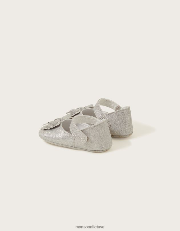 Monsoon blizgantys lankeliai vaikai sidabras avalynė DPXBJ2302