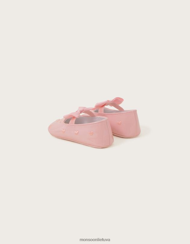 Monsoon patentuotos širdies bateliai vaikai rožinis avalynė DPXBJ2364
