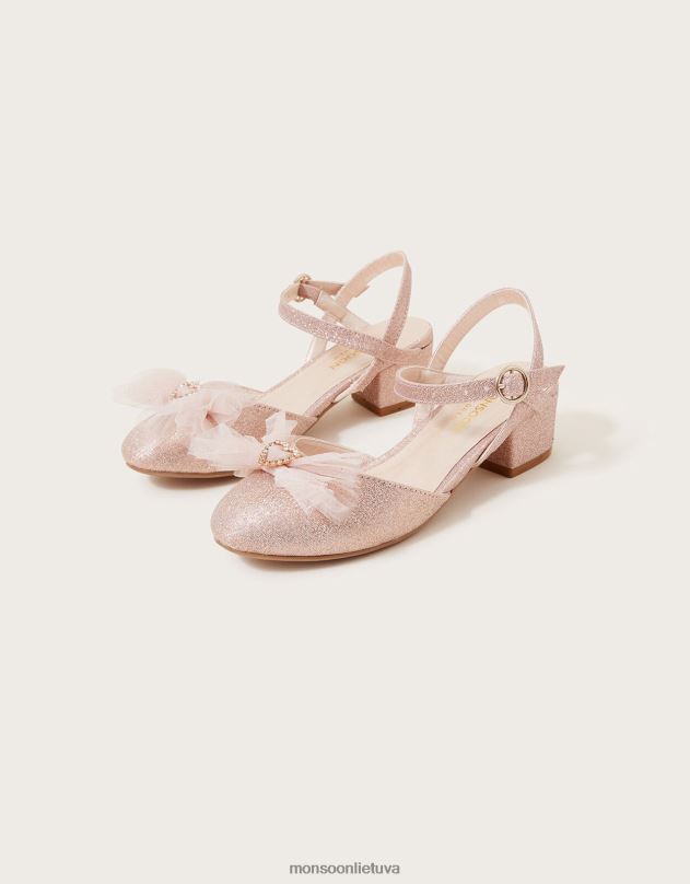 Monsoon širdies slingas atgal kulniukai mergina rožinis avalynė DPXBJ2330