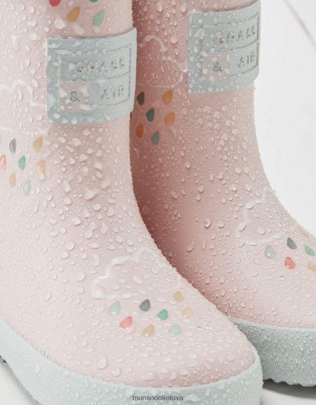 Monsoon žolės ir oro spalvą atskleidžiantys šluostės vaikai rožinis avalynė DPXBJ2316