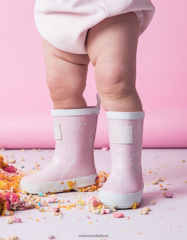 Monsoon žolės ir oro spalvą atskleidžiantys šluostės vaikai rožinis avalynė DPXBJ2316