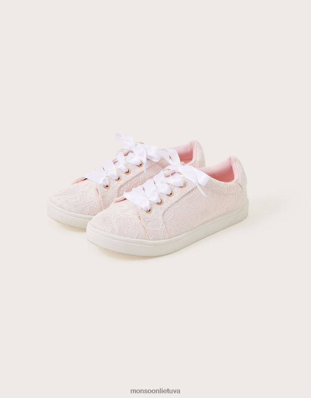 Monsoon vestuviniai treneriai mergina rožinis avalynė DPXBJ1881