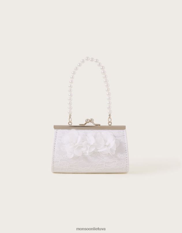 Monsoon gėlių nėrinių pamergės mini krepšys mergina stilingas priedas DPXBJ2564