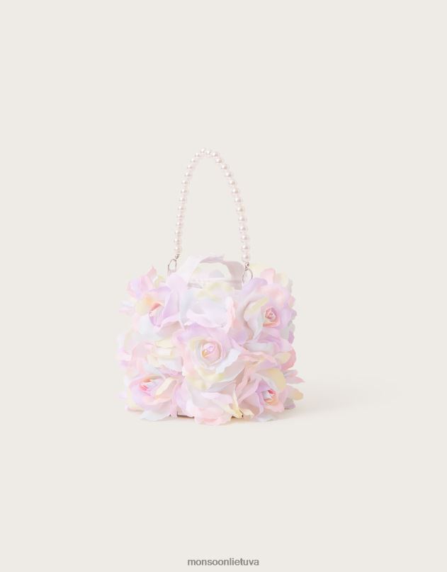 Monsoon kaklaraištis dažų žydėjimo gėlių krepšelio krepšys mergina mada priedas DPXBJ2599