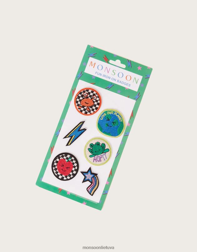 Monsoon linksmas lygintuvas ant ženkliukų mergina grakštus priedas DPXBJ1735