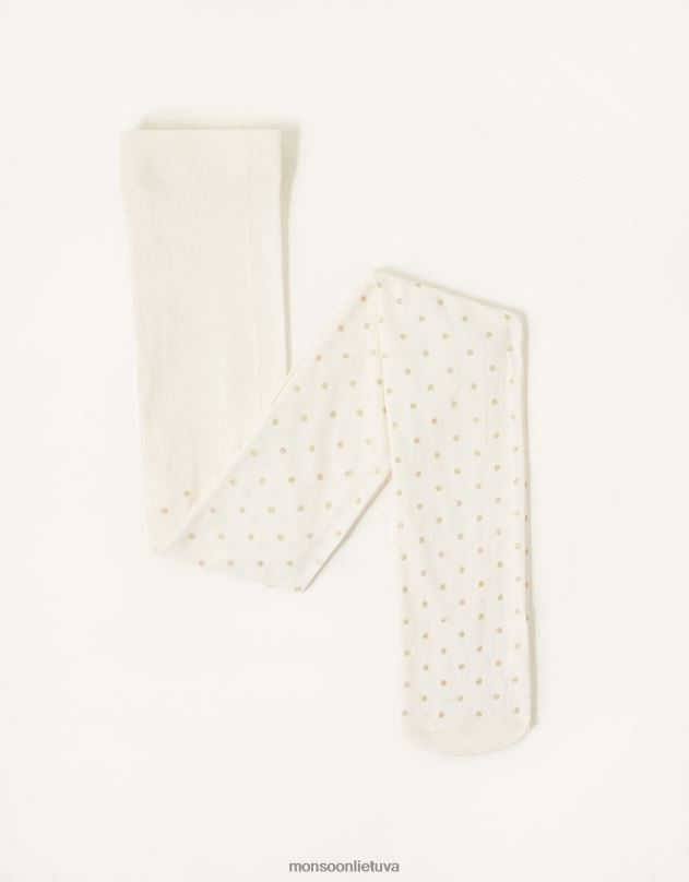 Monsoon Blizgančių dėmių pėdkelnės mergina auksas priedas DPXBJ2444