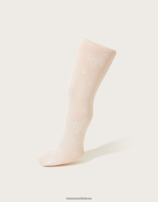 Monsoon drugelių rašto pėdkelnės mergina dramblio kaulo priedas DPXBJ2693