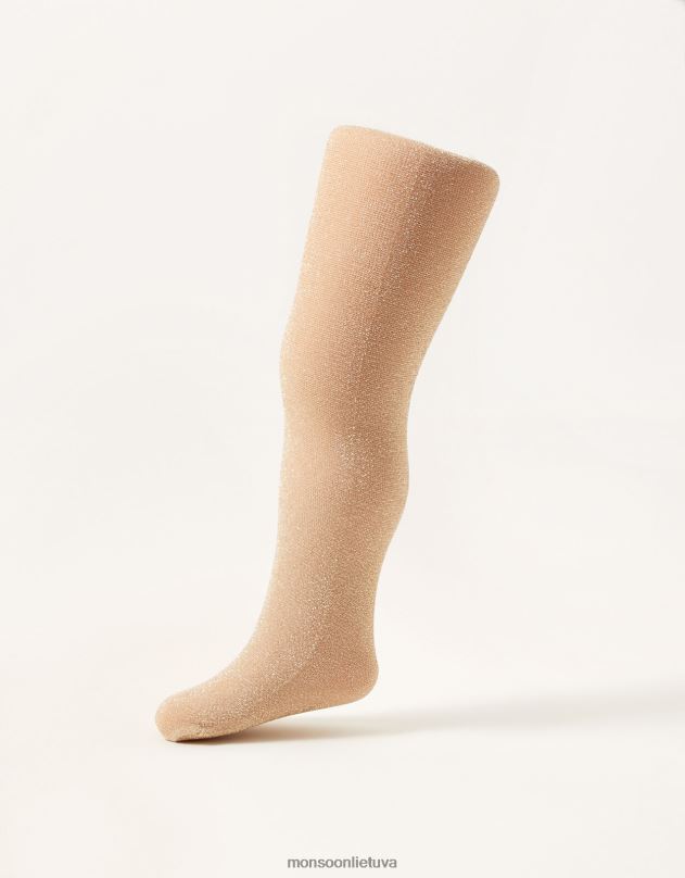 Monsoon kūdikių blizgančios pėdkelnės mergina auksas priedas DPXBJ2565