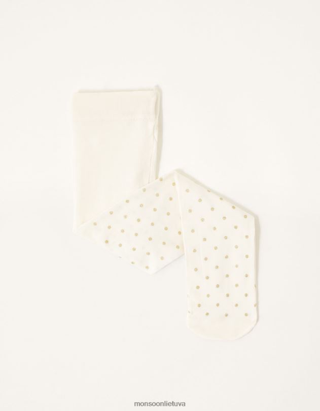 Monsoon kūdikių blizgučių dėmių pėdkelnės mergina auksas priedas DPXBJ2604