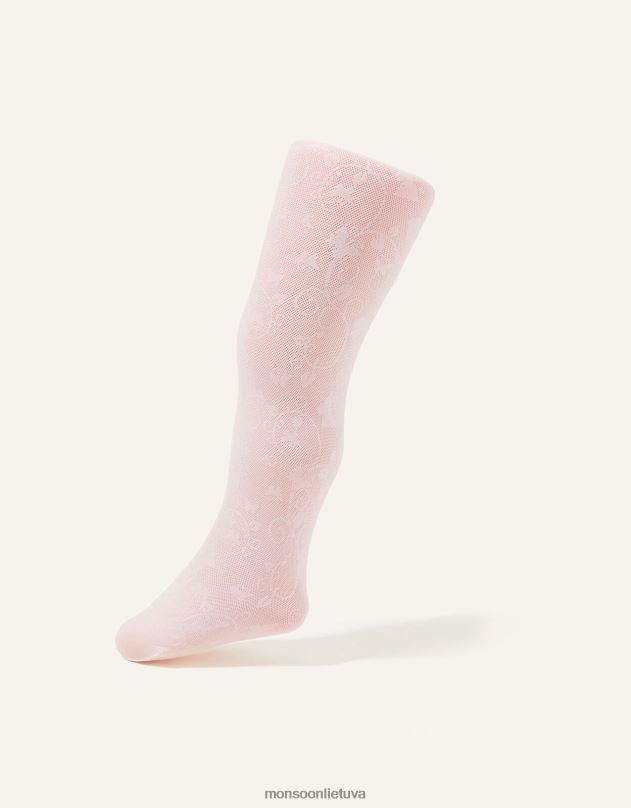 Monsoon kūdikių drugelio nėrinių pėdkelnės mergina rožinis priedas DPXBJ2675