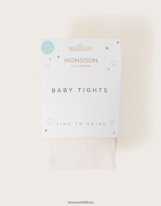 Monsoon kūdikių matinės pėdkelnės mergina dramblio kaulo priedas DPXBJ2853