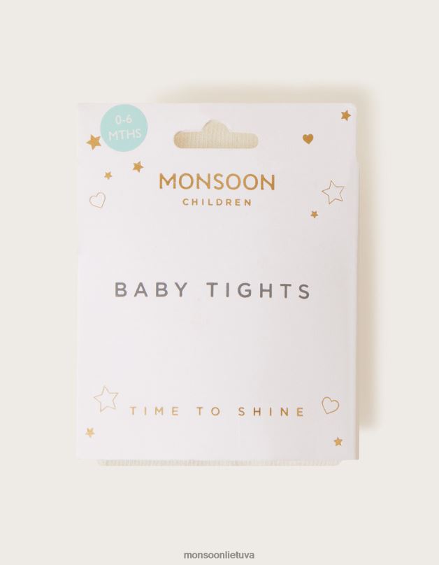 Monsoon kūdikių matinės pėdkelnės mergina dramblio kaulo priedas DPXBJ2858