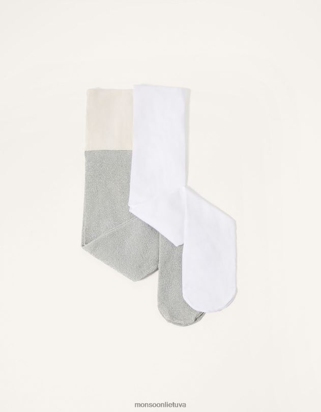 Monsoon kūdikiui kibirkščiuojantis storas tvinktukas mergina sidabras priedas DPXBJ2667