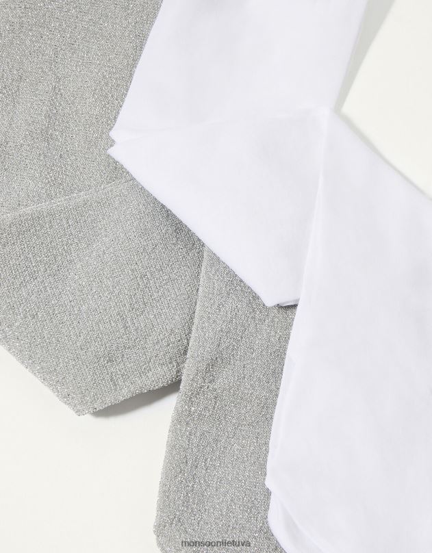 Monsoon kūdikiui kibirkščiuojantis storas tvinktukas mergina sidabras priedas DPXBJ2667