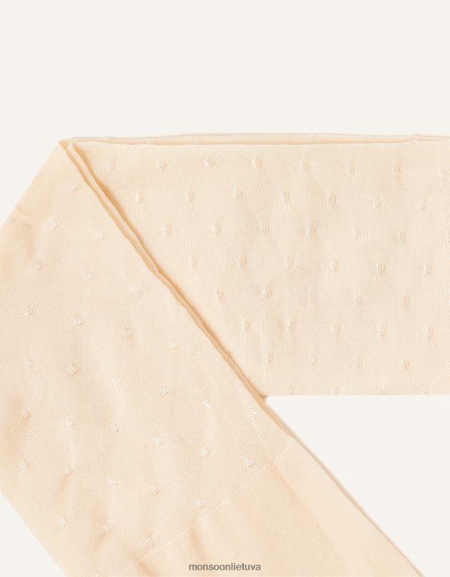 Monsoon nailoninės pėdkelnės kūdikiams nuotakos vietoje mergina dramblio kaulo priedas DPXBJ2735