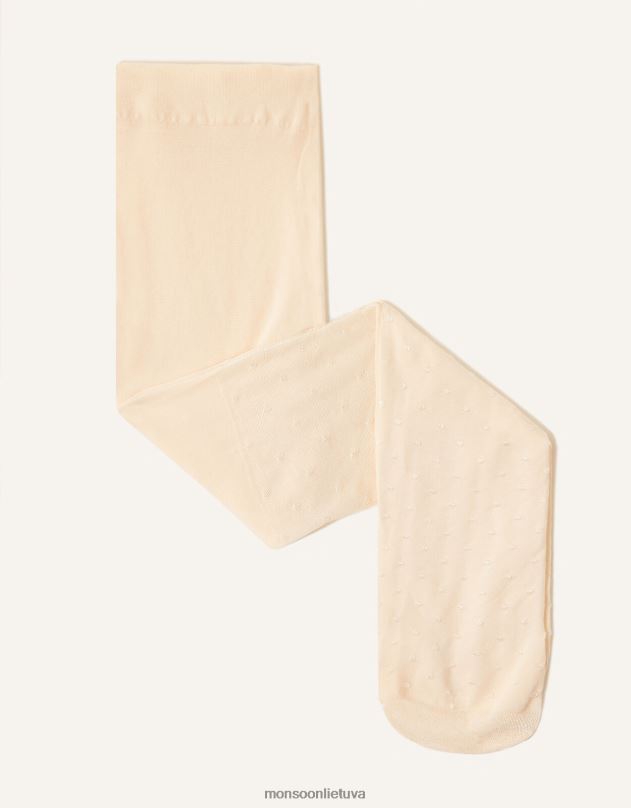 Monsoon nailoninės pėdkelnės kūdikiams nuotakos vietoje mergina dramblio kaulo priedas DPXBJ2735