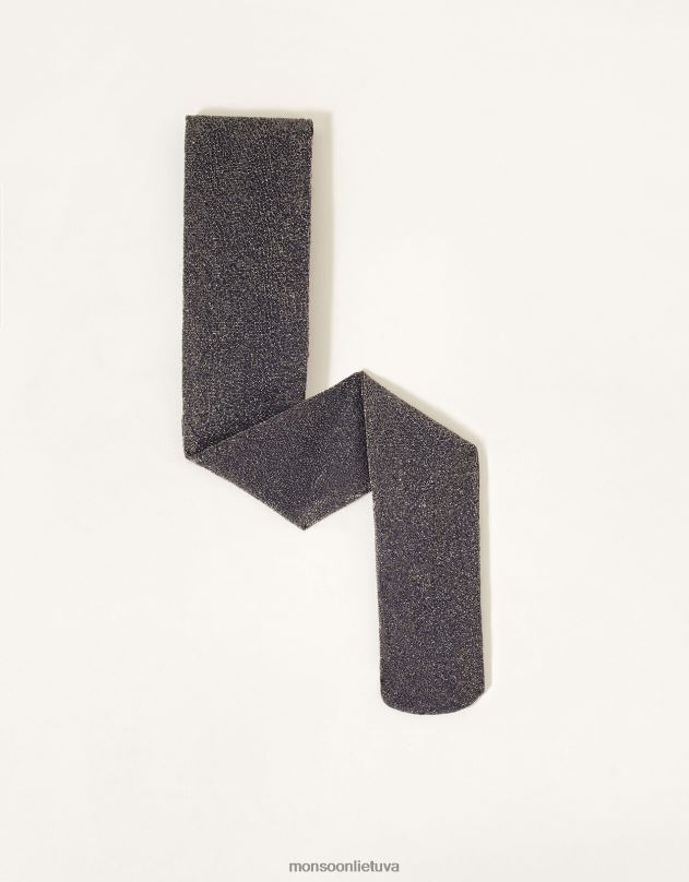 Monsoon spindinčios nailoninės pėdkelnės mergina mėlyna (navy) priedas DPXBJ2734