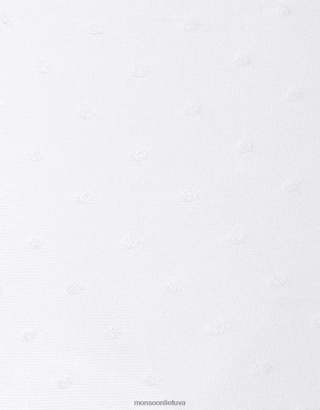 Monsoon vestuvinės pėdkelnės mergina baltas priedas DPXBJ2724