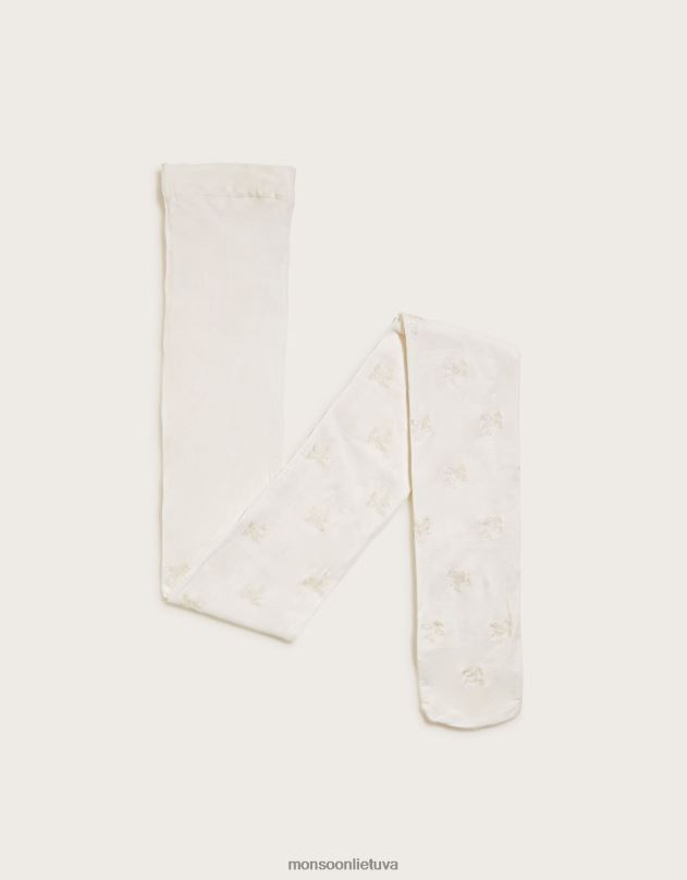 Monsoon vienaragio spindesio pėdkelnės mergina dramblio kaulo priedas DPXBJ2692