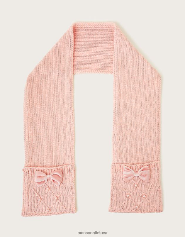 Monsoon Perlamutrinė kumštinė skara su perdirbtu poliesteriu vaikai grakštus priedas DPXBJ2815