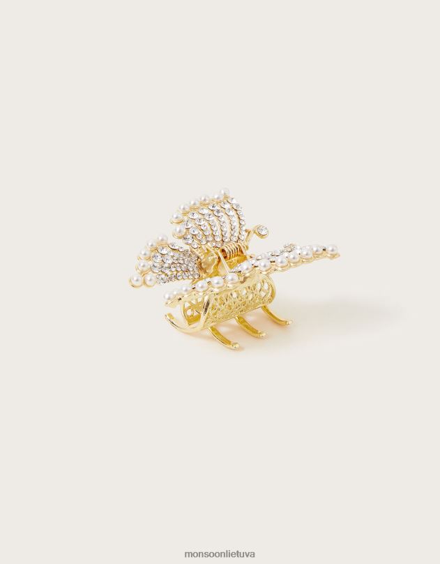 Monsoon drugelio perlų nagų segtukas mergina karšta priedas DPXBJ2536