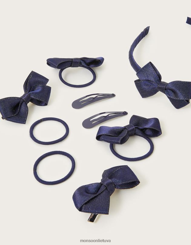 Monsoon mano mokyklinis plaukų rinkinys mergina mada priedas DPXBJ2836